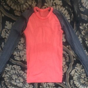 Lululemon long sleeve two tone